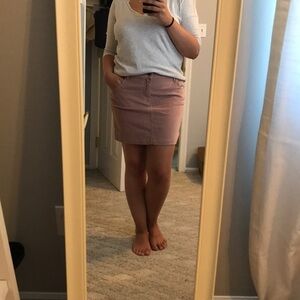 BDG pink cord mini skirt, Size 6